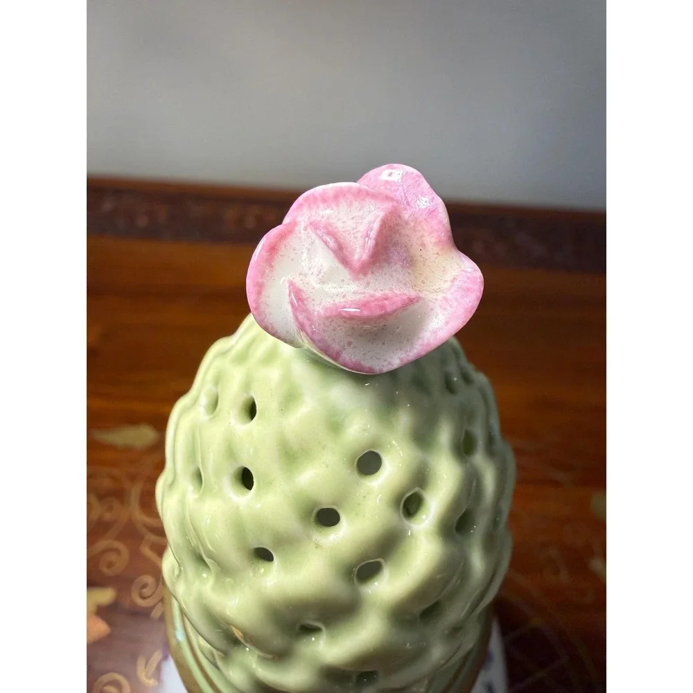 Vintage Bernardaud‎ Limoges Sugar Shaker - Floral Porcelain